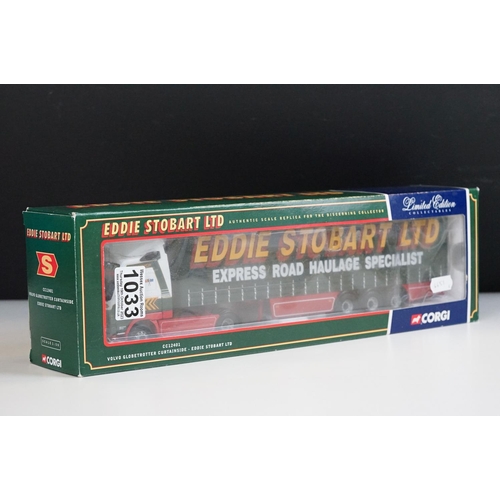 1033 - Five boxed Corgi ltd edn 1/50 diecast haulage models to include 3 x Eddie Stobart (2 x Hauliers of R... 