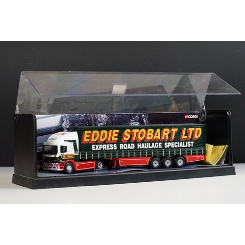 1035 - Five boxed / cased Corgi diecast model trucks, 1:50 scale, to include 3 x Modern Trucks 'A New Era o... 