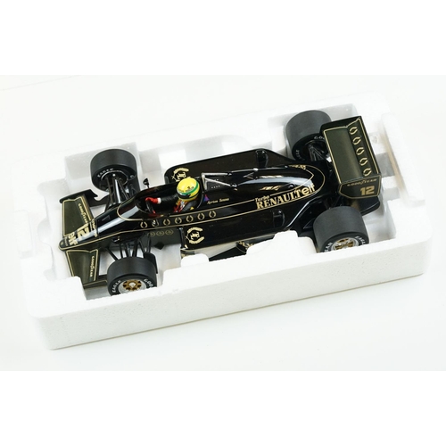 1036 - Boxed Paul's Model Art Minichamps Ayrton Senna Racing Car Collection 1/18 540851812 Lotus Renault 97... 