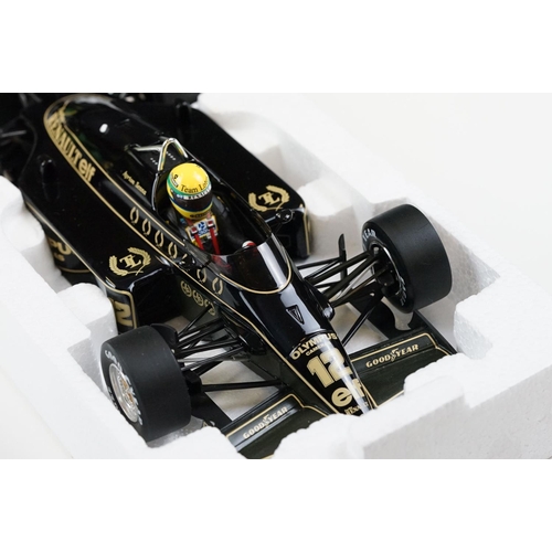 1036 - Boxed Paul's Model Art Minichamps Ayrton Senna Racing Car Collection 1/18 540851812 Lotus Renault 97... 