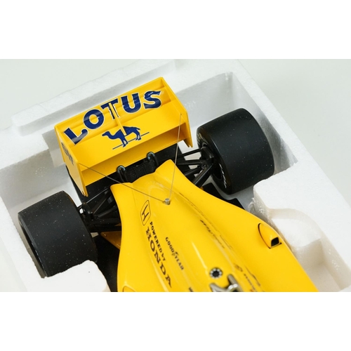 1038 - Boxed Paul's Model Art Minichamps Ayrton Senna Racing Car Collection 1/18 540871812 1987 Lotus Honda... 