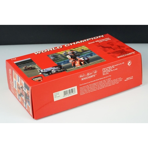 1044 - Boxed Paul's Model Art Minichamps Superbike Ducati 996 1999 Carl Fogarty diecast model, diecast ex, ... 