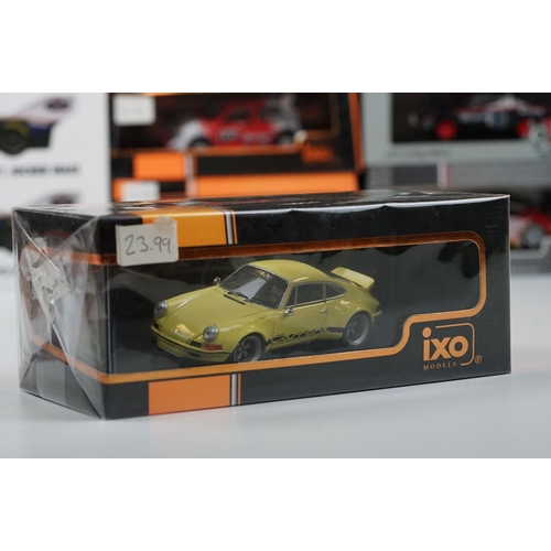 1045 - 13 Boxed / cased diecast models, 1:43 scale or similar, mostly racing car examples, to include Werk8... 