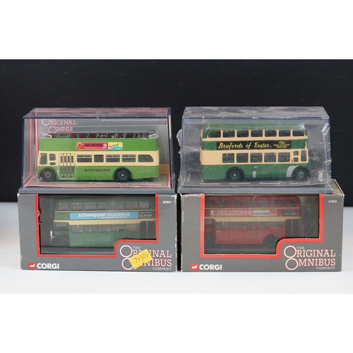 1046 - 30 Boxed / cased EFE & Corgi Original Omnibus diecast model buses to include 23 x EFE Exclusive Firs... 