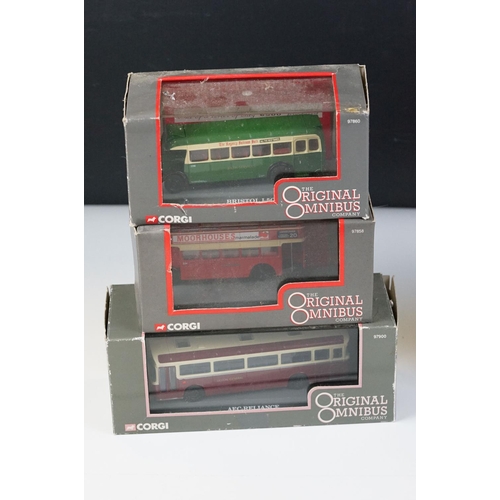 1046 - 30 Boxed / cased EFE & Corgi Original Omnibus diecast model buses to include 23 x EFE Exclusive Firs... 