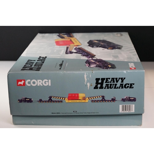 1047 - Boxed Corgi Heavy Haulage 18003 Wynns (GEC) ltd edn diecast model set, comprising Scammell Contracto... 