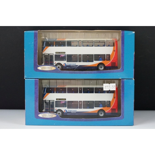 1049 - Nine boxed / cased Creative Masters diecast model buses to include UKBUS 1033, 1022, 1038, 1008, 2 x... 