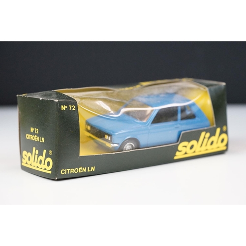 1052 - Eight boxed Solido diecast models to include 3 x 1096 Jaguar XJ12, 72 Citroen LN etc, diecast ex, bo... 