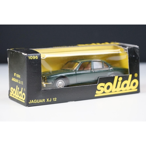 1052 - Eight boxed Solido diecast models to include 3 x 1096 Jaguar XJ12, 72 Citroen LN etc, diecast ex, bo... 