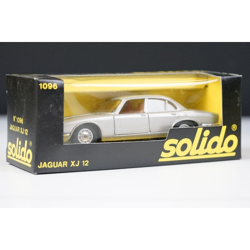 1052 - Eight boxed Solido diecast models to include 3 x 1096 Jaguar XJ12, 72 Citroen LN etc, diecast ex, bo... 