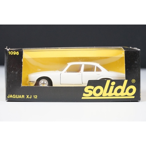 1052 - Eight boxed Solido diecast models to include 3 x 1096 Jaguar XJ12, 72 Citroen LN etc, diecast ex, bo... 