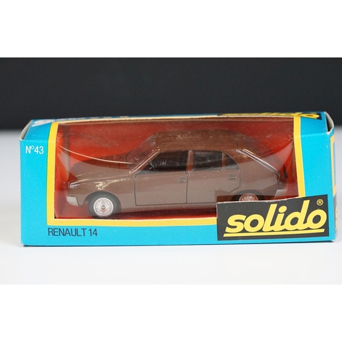 1053 - Eight boxed Solido diecast models to include 10 Renault, 5 x Gam 1 and 2 x Gam 2, diecast ex, boxes ... 