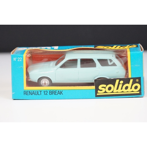 1053 - Eight boxed Solido diecast models to include 10 Renault, 5 x Gam 1 and 2 x Gam 2, diecast ex, boxes ... 