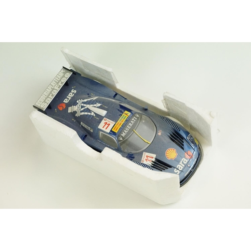 1059 - 13 Scalextric slot cars to include Williams FW 20 Twin Pack etc, 10 slot cars in original polystyren... 