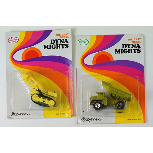 1061 - Ex Shop Stock - 25 Carded Zylmex Dyna Mights diecast models to include P316 Fire Engine, P308 Front ... 