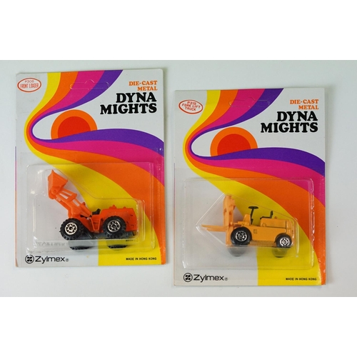 1061 - Ex Shop Stock - 25 Carded Zylmex Dyna Mights diecast models to include P316 Fire Engine, P308 Front ... 