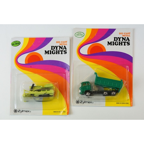 1061 - Ex Shop Stock - 25 Carded Zylmex Dyna Mights diecast models to include P316 Fire Engine, P308 Front ... 