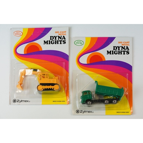 1061 - Ex Shop Stock - 25 Carded Zylmex Dyna Mights diecast models to include P316 Fire Engine, P308 Front ... 