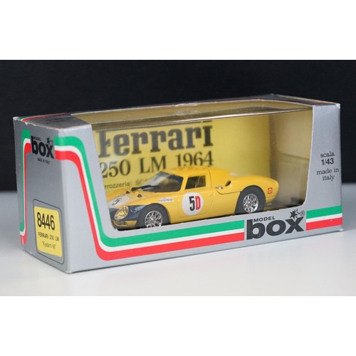 1063 - Ex Shop Stock - 10 Boxed 1/43 Schabak Model PTT Modell in yellow diecast models plus 8 x boxed/cased... 