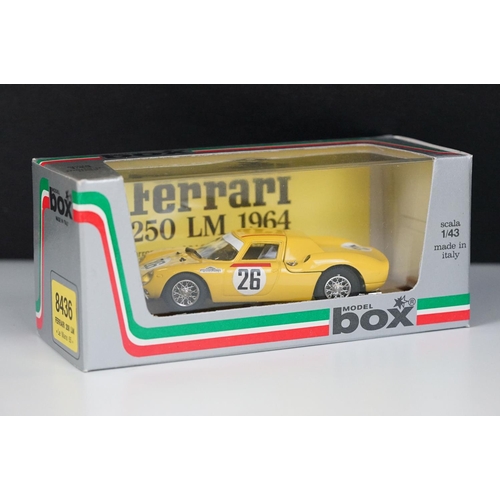 1063 - Ex Shop Stock - 10 Boxed 1/43 Schabak Model PTT Modell in yellow diecast models plus 8 x boxed/cased... 