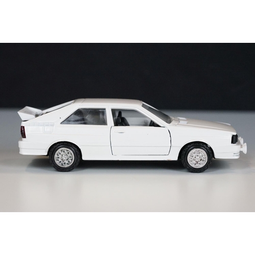 1064 - Ex Shop Stock - Trade box containing 50 x boxed Conrad 1020 Audi Quattro diecast model in white, ex