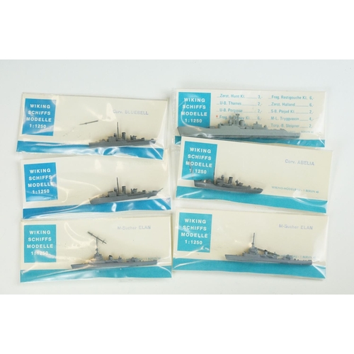 1066 - 38 Bagged/boxed 1/1250 diecast model ships to include 36 x Bagged Wiking and 2 x boxed Conrad exampl... 