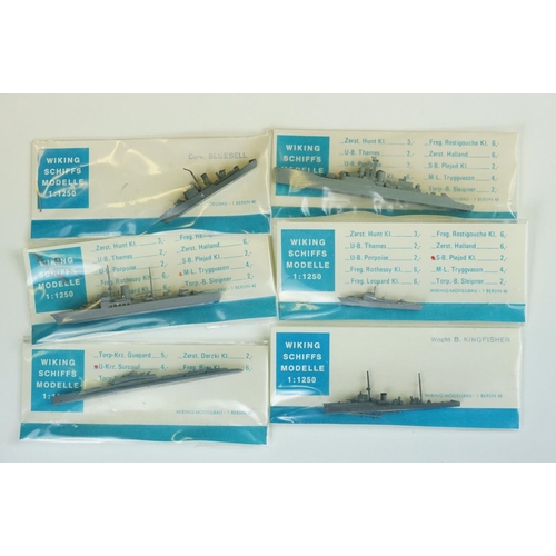 1066 - 38 Bagged/boxed 1/1250 diecast model ships to include 36 x Bagged Wiking and 2 x boxed Conrad exampl... 