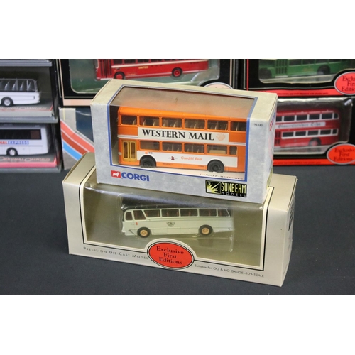 1077 - 23 Boxed diecast buses to include 8 x EFE Exclusive First Editions, 5 x Corgi Original Omnibus, 5 x ... 