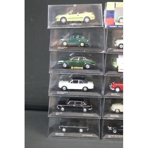 1078 - 24 Cased / boxed Vanguards diecast models, 1:43 and 1:64 scale, featuring 5 x Collectors Club, Trium... 