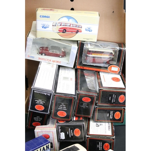 1081 - Collection of 34 boxed diecast models, mainly buses to include 30 x EFE Exclusive First Editions fea... 