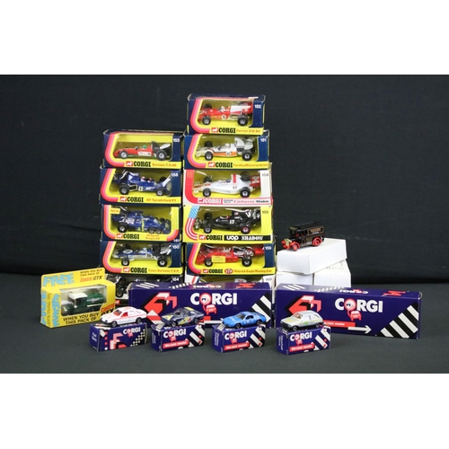 1082 - 23 Boxed diecast models to include 11 x Corgi 1970's racing cars (159 Patrick Eagle Indianapolis Rac... 