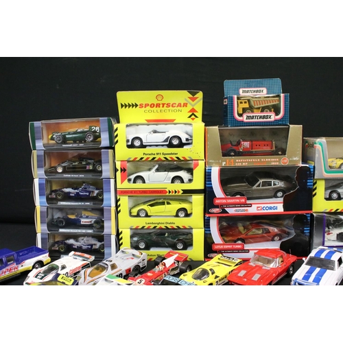 1090 - 19 Boxed / cased diecast models to include Atlas Editions, Corgi, Matchbox, Brumm, Model Box & Shell... 