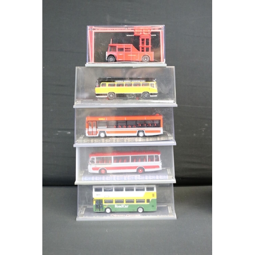 1098 - 22 Cased / boxed Corgi Original Omnibus diecast model buses, diecast ex, cases gd (featuring sealed ... 