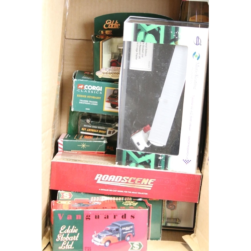 1100 - 33 Boxed Eddie Stobart diecast models, mostly Corgi, also including Oxford Diecast, Lledo & Vanguard... 