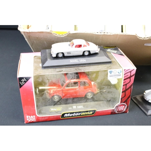 1108 - 26 Boxed diecast models to include Burago, Motorama, Shell Sportscar Collection, Maisto and Lledo (d... 