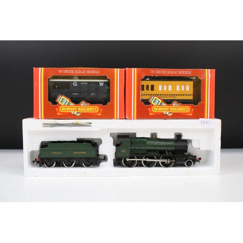 111 - Three OO gauge locomotives to include boxed Hornby R830 GWR 4-6-0 Saint David, boxed Replica Railway... 