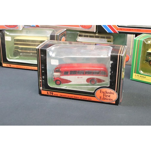 1118 - 15 Boxed EFE Exclusive First Editions diecast model buses, 1:76 scale, featuring Brewery Series, De-... 