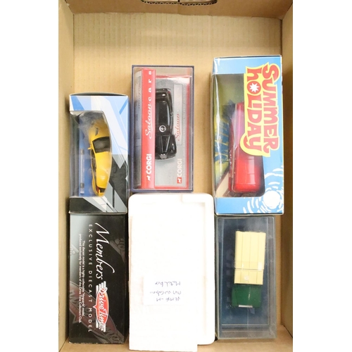 1123 - 27 Boxed / cased diecast models of varying scales to include Corgi, ERTL, Matchbox, Burago, Cararma,... 