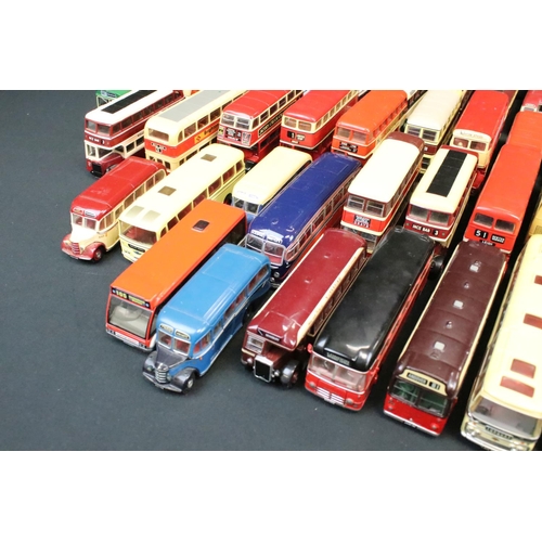 1126 - Over 50 diecast model buses to include Corgi Original Omnibus & EFE Exclusive First Editions example... 