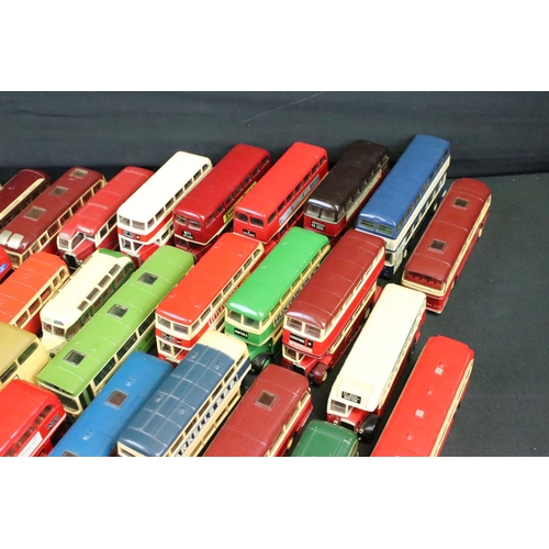 1126 - Over 50 diecast model buses to include Corgi Original Omnibus & EFE Exclusive First Editions example... 