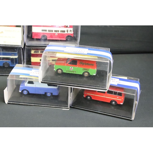 1129 - 26 Cased Oxford Diecast models to include 14 x Oxford Roadshow (LAN180001, 76FIRE001, JM016, CA005, ... 