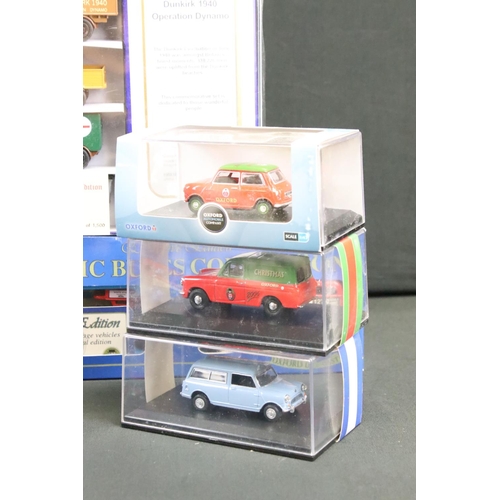 1130 - 23 Boxed / cased Oxford Diecast models, to include Haulage Company (DAF03CS & SCA01CS), Oxford Omnib... 