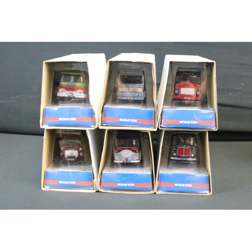 1131 - Eight cased Corgi 'Marques Of Distinction' 1:50 scale diecast model trucks to include CC10806, CC106... 