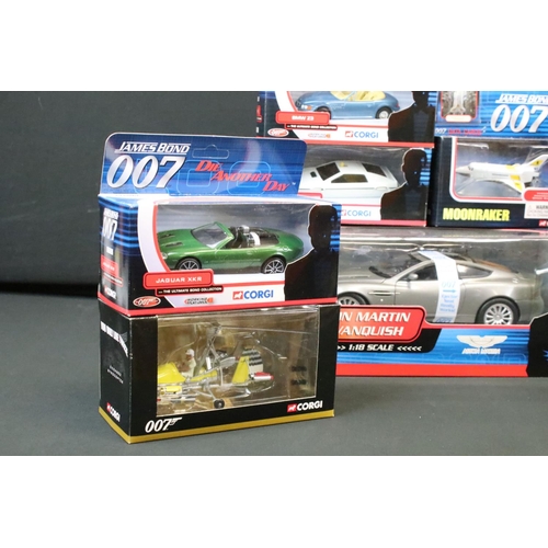 1132 - Ten boxed James Bond 007 diecast models to include 7 x Corgi 'The Ultimate Bond Collection' (TY07501... 