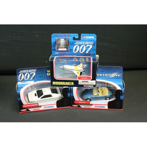 1132 - Ten boxed James Bond 007 diecast models to include 7 x Corgi 'The Ultimate Bond Collection' (TY07501... 