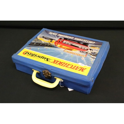 1134 - Two Matchbox Series / Superfast Collector cases containing a total of 96 x play worn diecast models,... 