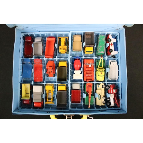 1134 - Two Matchbox Series / Superfast Collector cases containing a total of 96 x play worn diecast models,... 