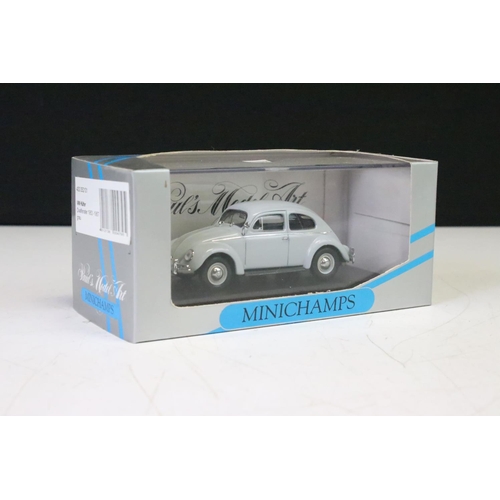 1142 - 13 boxed/ cased Paul's Model Art Minichamps diecast models to include 102220 Jaguar XJ 220, 082072 F... 