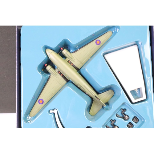 1143 - Six boxed Corgi The Aviation Archives diecast models 1:144 scale, to include 47106 Douglas DC3-RAF, ... 