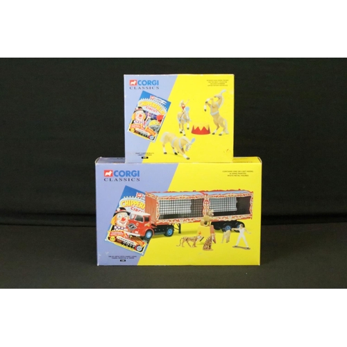 1145 - Ten boxed Corgi Classics diecast models to include 6 x 'Chipperfield Circus' Corgi Classics (11201 E... 